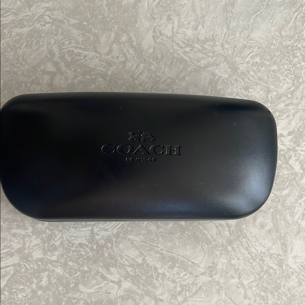 Coach Black Sunglasses with Matching Hard Case - Picture 2 of 6